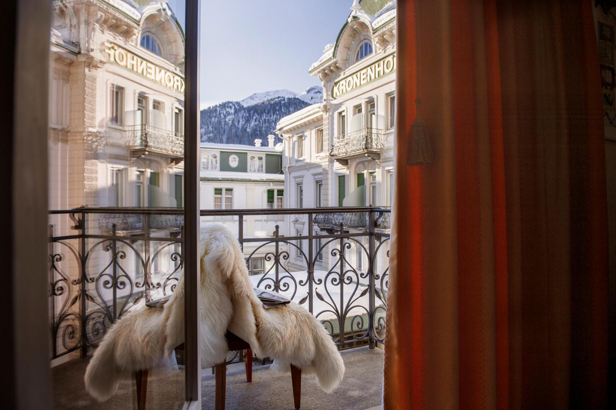 Grand Hotel Kronenhof Pontresina Dış mekan fotoğraf
