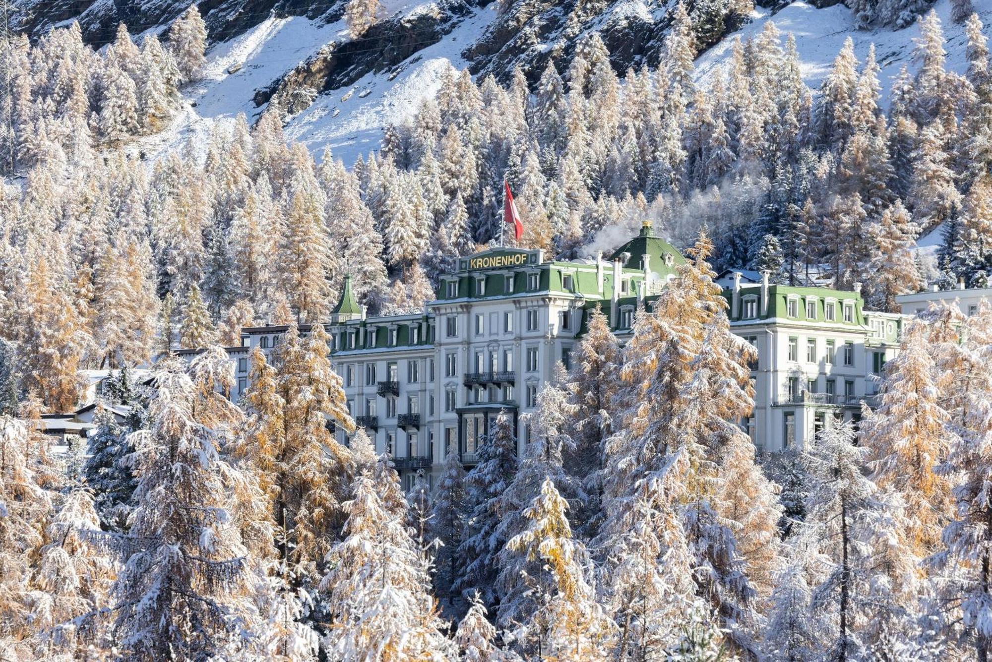 Grand Hotel Kronenhof Pontresina Dış mekan fotoğraf